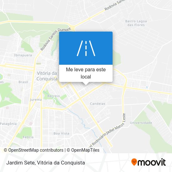 Jardim Sete mapa