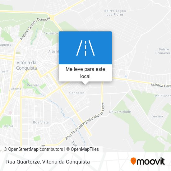 Rua Quartorze mapa