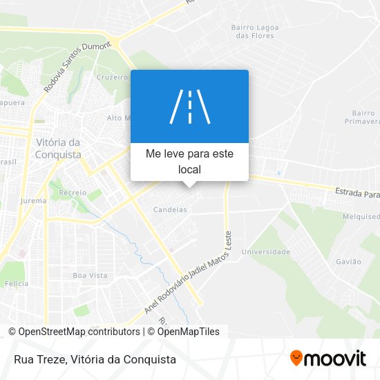 Rua Treze mapa