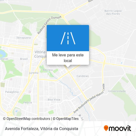 Avenida Fortaleza mapa