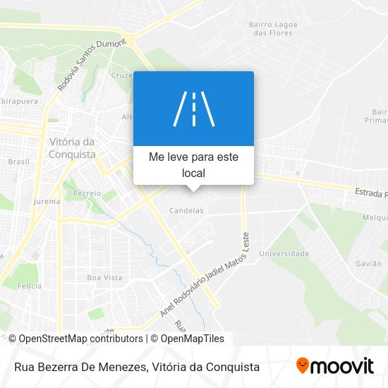 Rua Bezerra De Menezes mapa