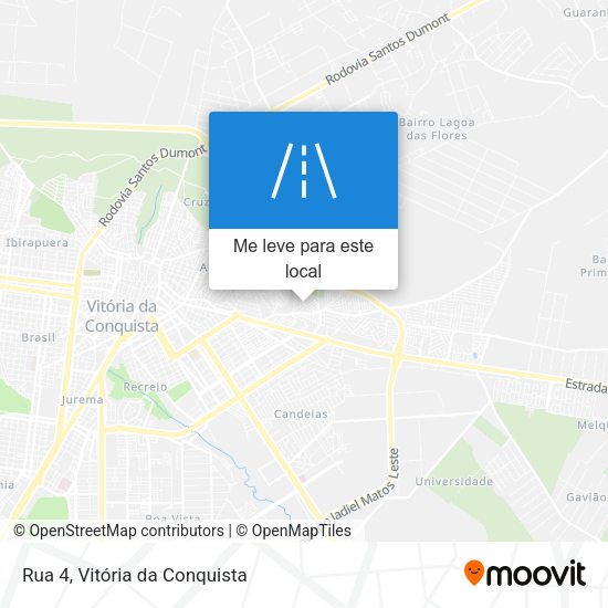 Rua 4 mapa