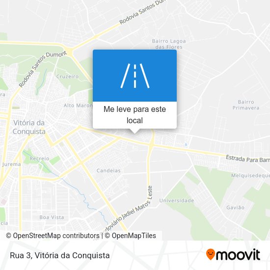 Rua 3 mapa