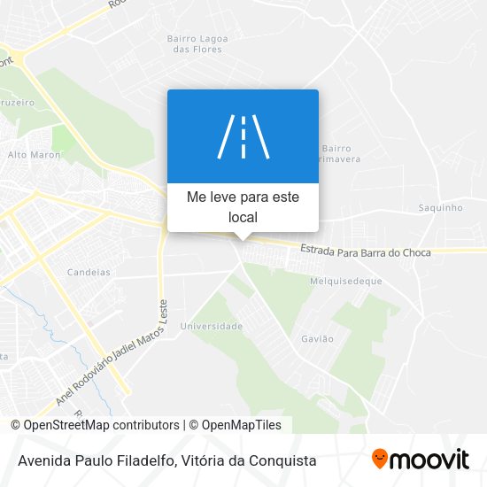 Avenida Paulo Filadelfo mapa