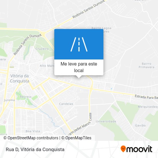 Rua D mapa