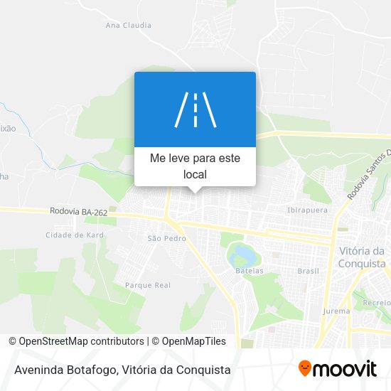 Aveninda Botafogo mapa