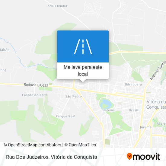 Rua Dos Juazeiros mapa