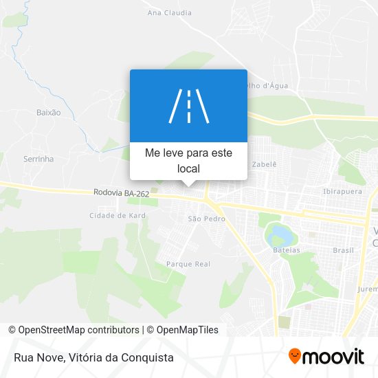 Rua Nove mapa