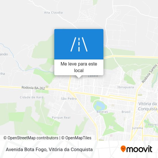 Avenida Bota Fogo mapa
