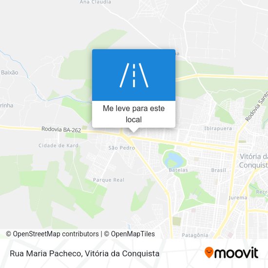 Rua Maria Pacheco mapa