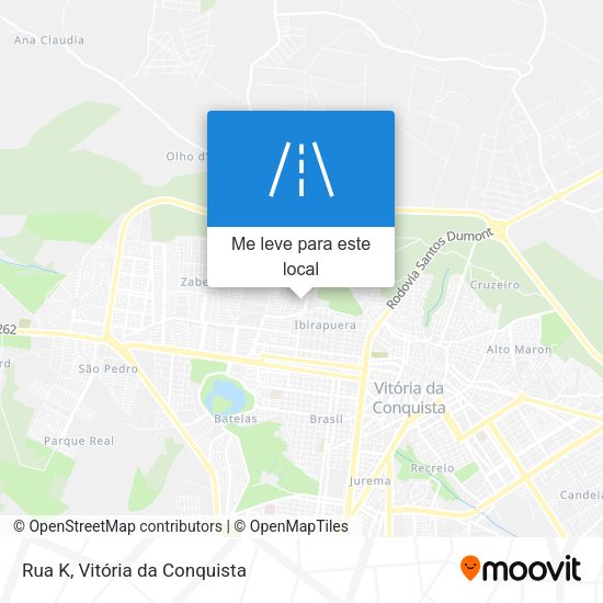 Rua K mapa