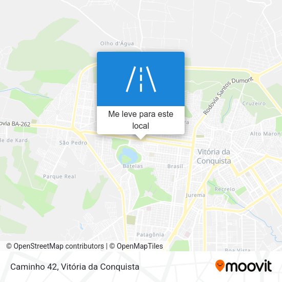 Caminho 42 mapa