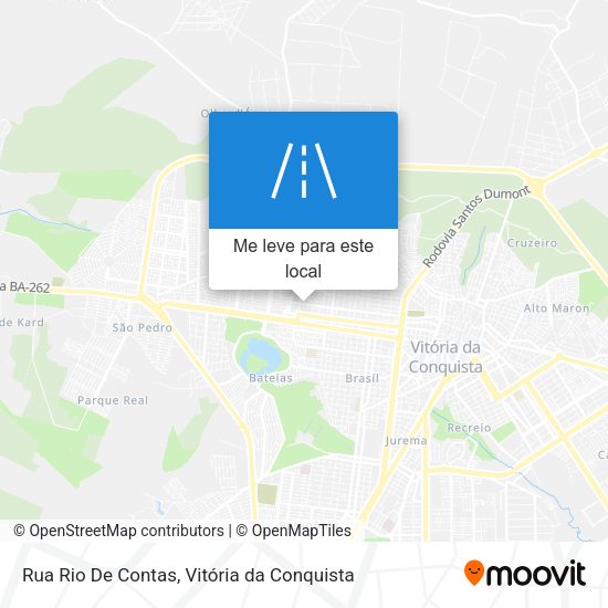 Rua Rio De Contas mapa