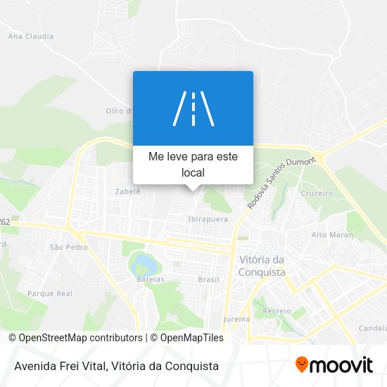 Avenida Frei Vital mapa
