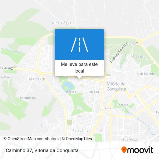 Caminho 37 mapa