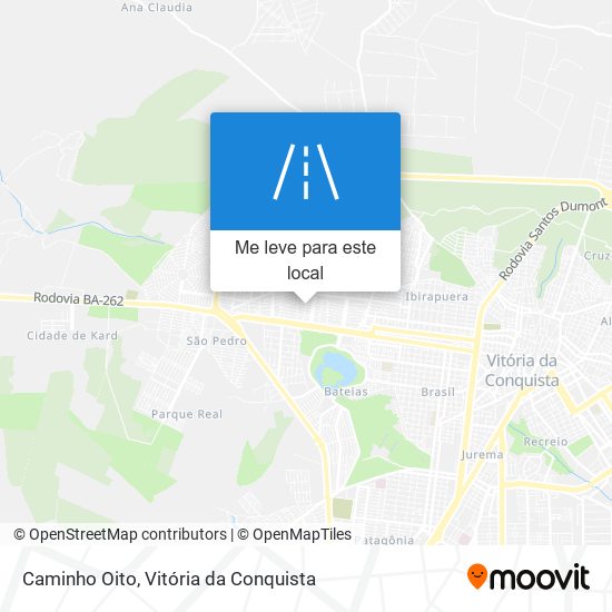 Caminho Oito mapa