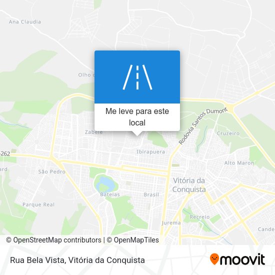 Rua Bela Vista mapa