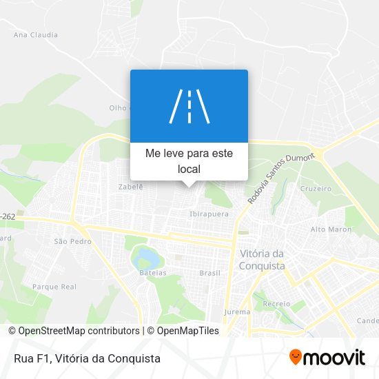 Rua F1 mapa