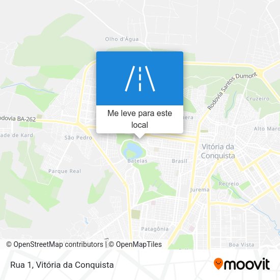 Rua 1 mapa