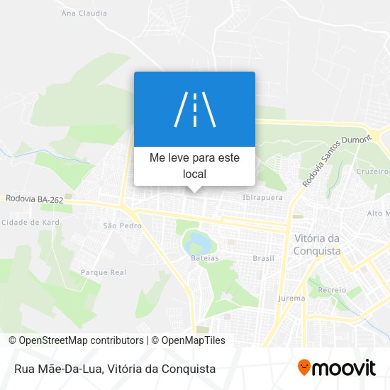 Rua Mãe-Da-Lua mapa