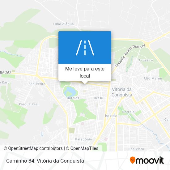 Caminho 34 mapa