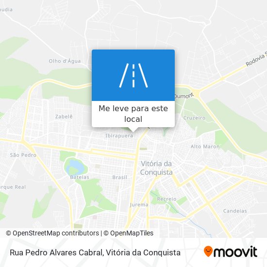 Rua Pedro Alvares Cabral mapa