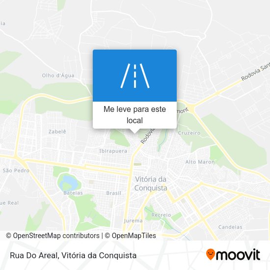 Rua Do Areal mapa