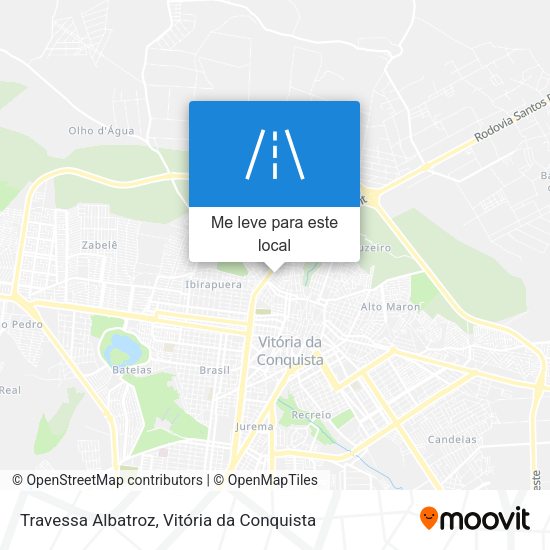Travessa Albatroz mapa