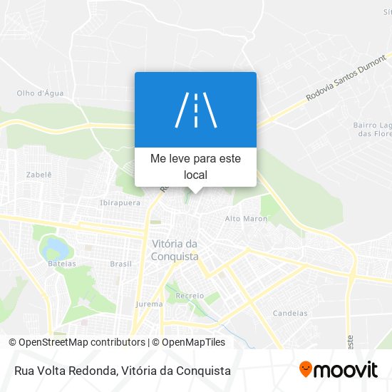 Rua Volta Redonda mapa