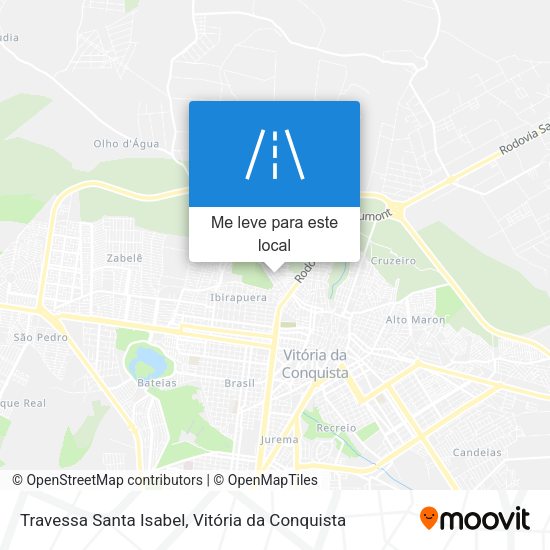 Travessa Santa Isabel mapa