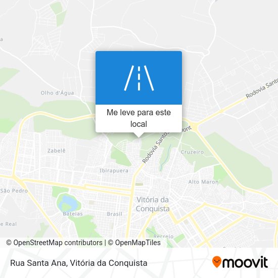 Rua Santa Ana mapa