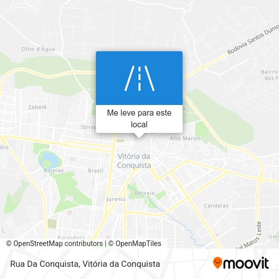 Rua Da Conquista mapa