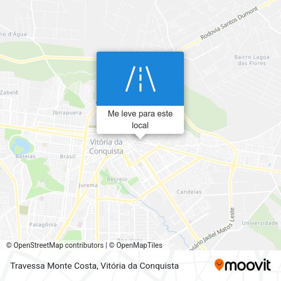 Travessa Monte Costa mapa