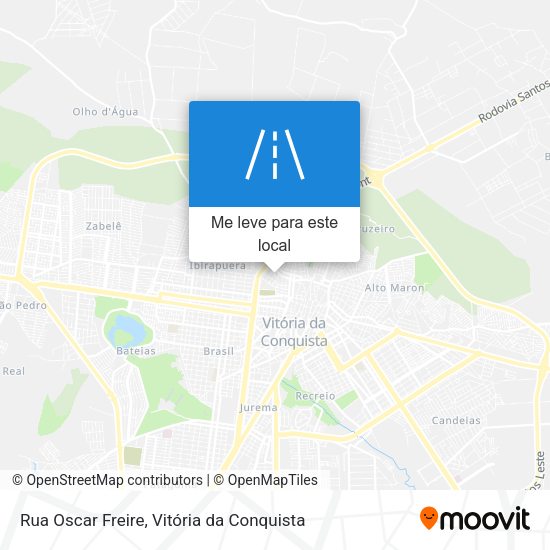 Rua Oscar Freire mapa