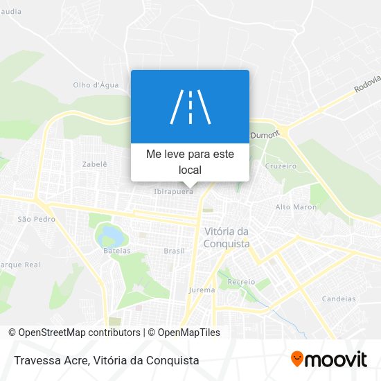 Travessa Acre mapa