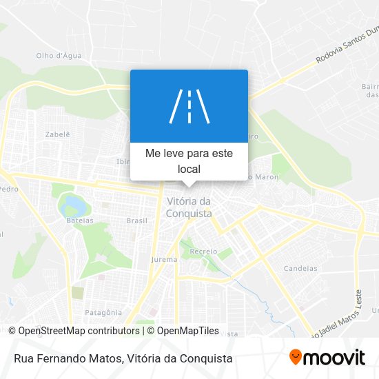 Rua Fernando Matos mapa