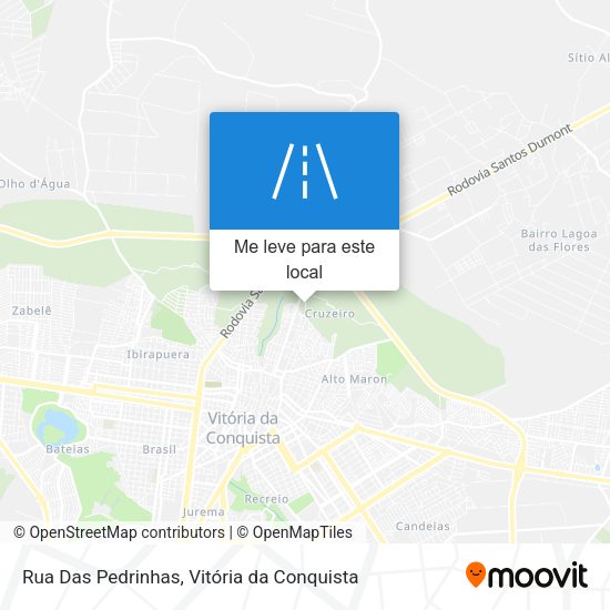 Rua Das Pedrinhas mapa