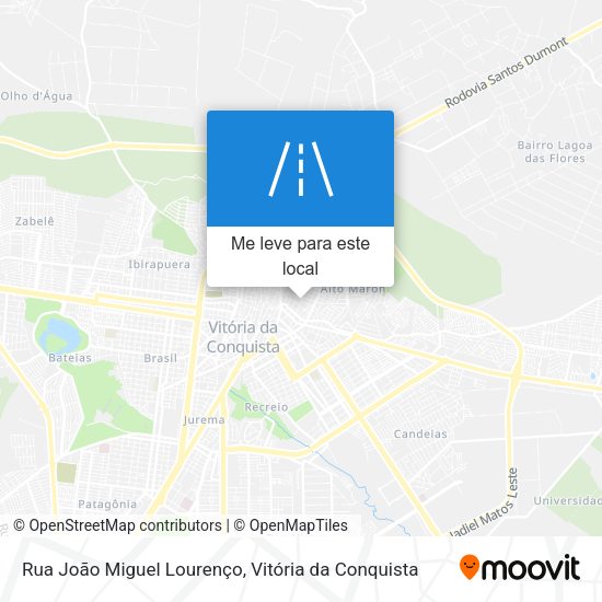 Rua João Miguel Lourenço mapa