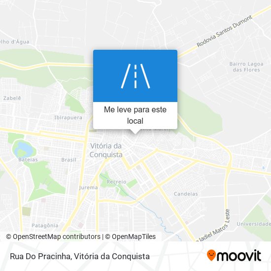 Rua Do Pracinha mapa