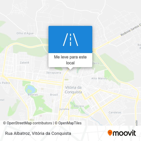 Rua Albatroz mapa