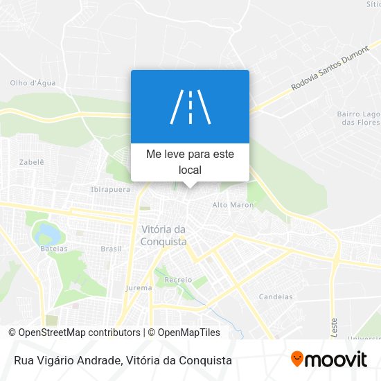 Rua Vigário Andrade mapa