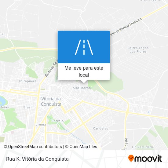 Rua K mapa