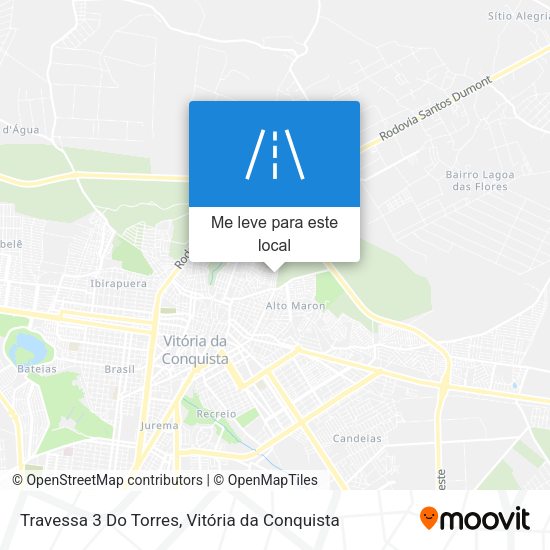 Travessa 3 Do Torres mapa