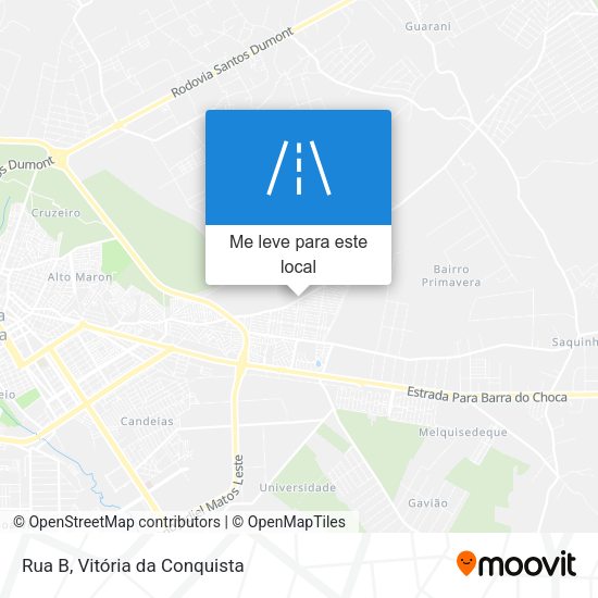 Rua B mapa