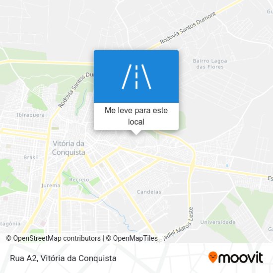 Rua A2 mapa