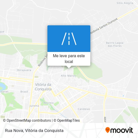 Rua Nova mapa