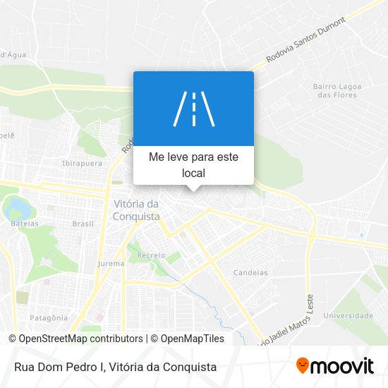 Rua Dom Pedro I mapa
