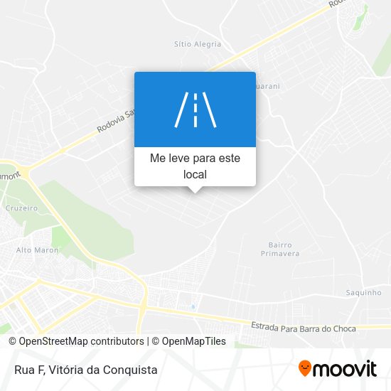 Rua F mapa