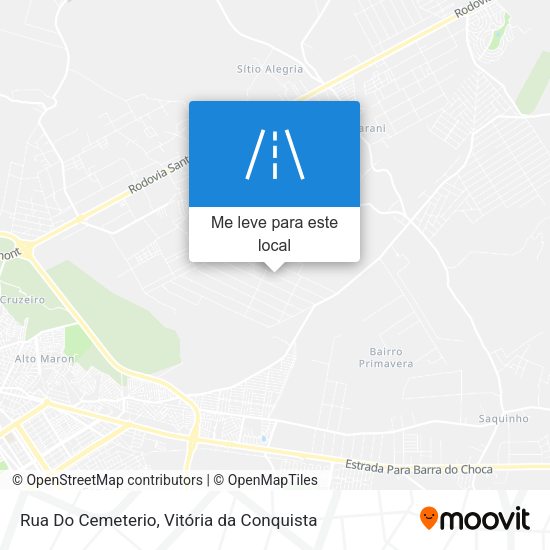 Rua Do Cemeterio mapa