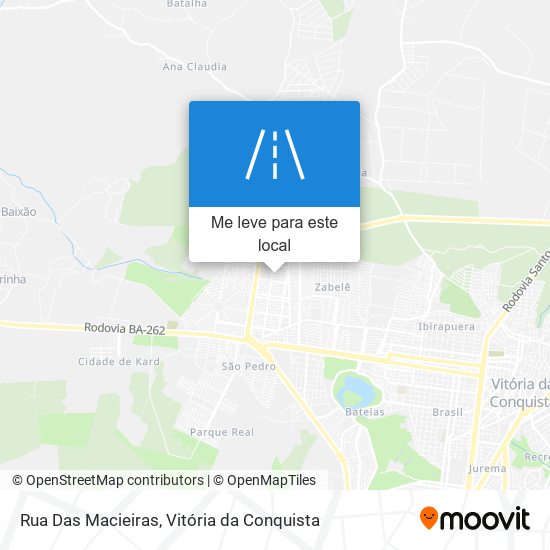 Rua Das Macieiras mapa